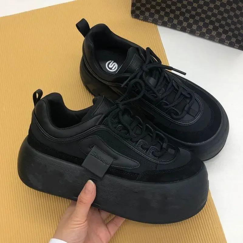 2024 Female Winter Chunky Sneakers Warm Casual