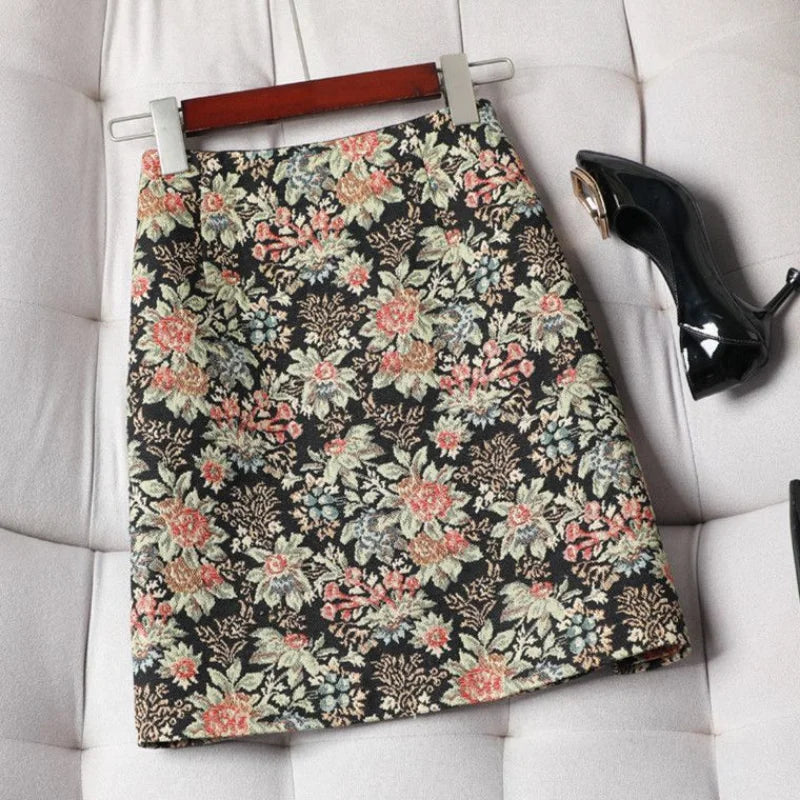 Floral Short Skirt Women For Spring Summer