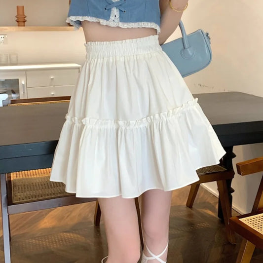 Cute Mini Skirt Women Korean Fashion