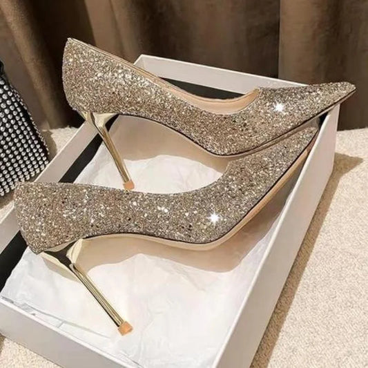 New Pointed Stiletto High Heels Shoes Sexy