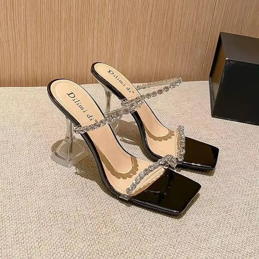 New Summer Sexy Fashion Open Toe Women's Sandals Water Diamond