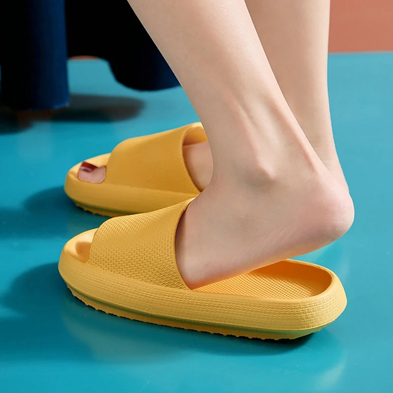 Non-Slip Bathroom Slippers Women Men EVA