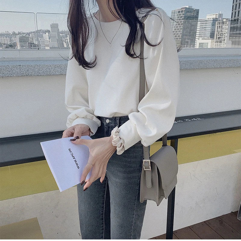 Puff sleeve Top Blouse Women Elegant