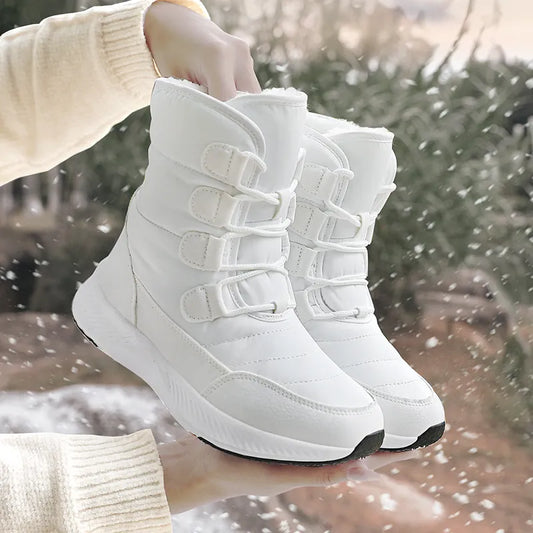 Women Boots Winter White Snow Boot