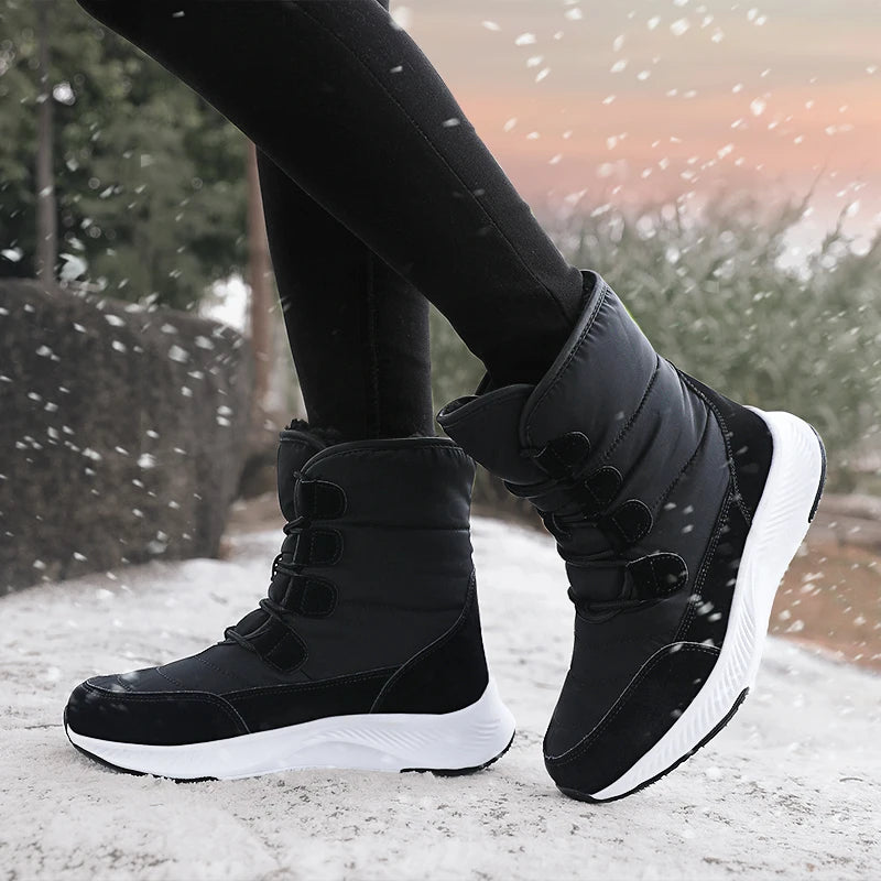 Women Boots Winter White Snow Boot