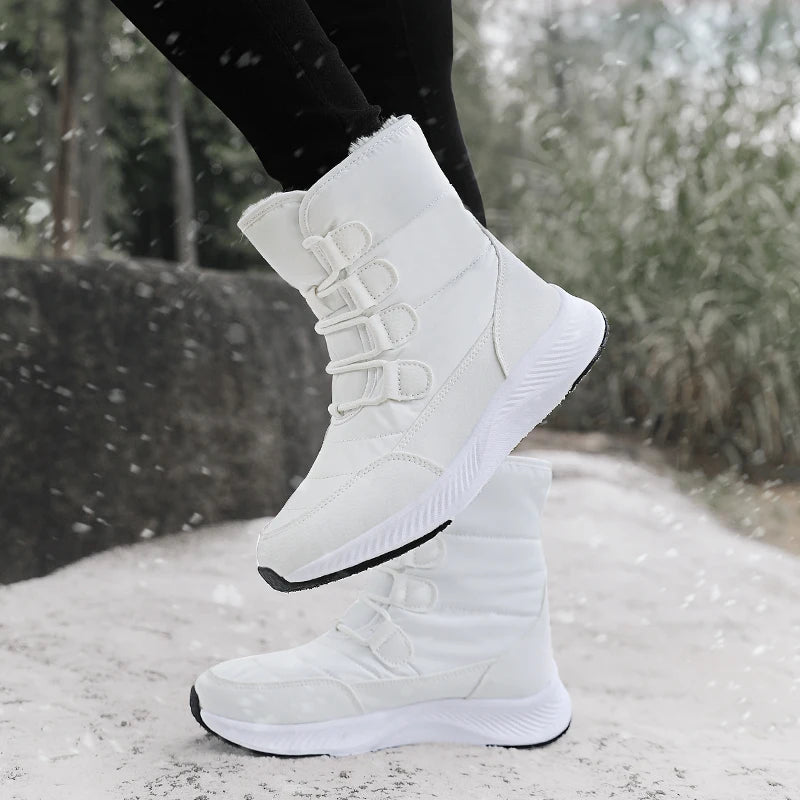 Women Boots Winter White Snow Boot