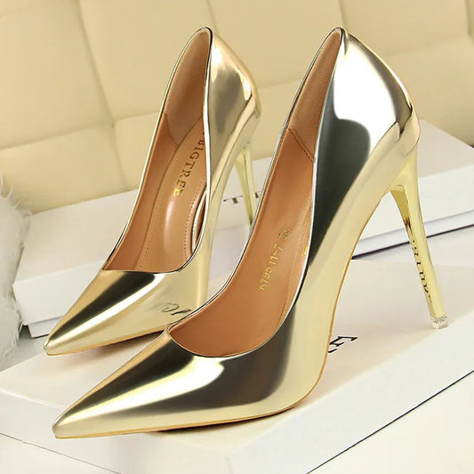 Women Patent Leather Pumps