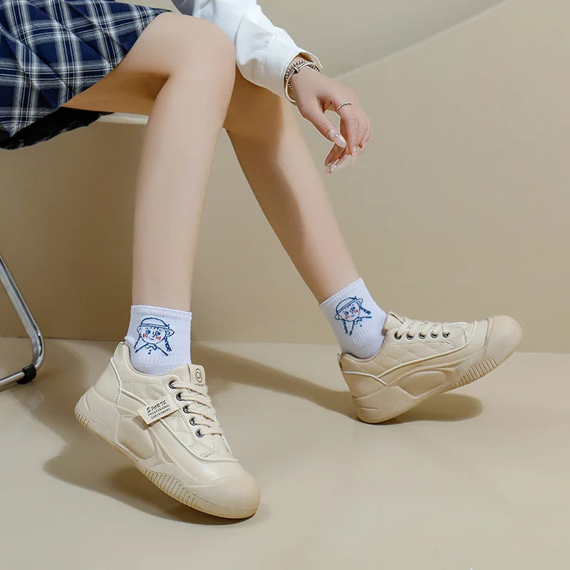 Women's Shoes 2024 Spring New Student Korean Style Trendy